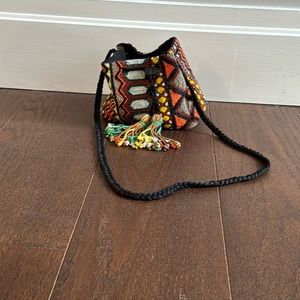 Zara Beaded Shoulder Bag